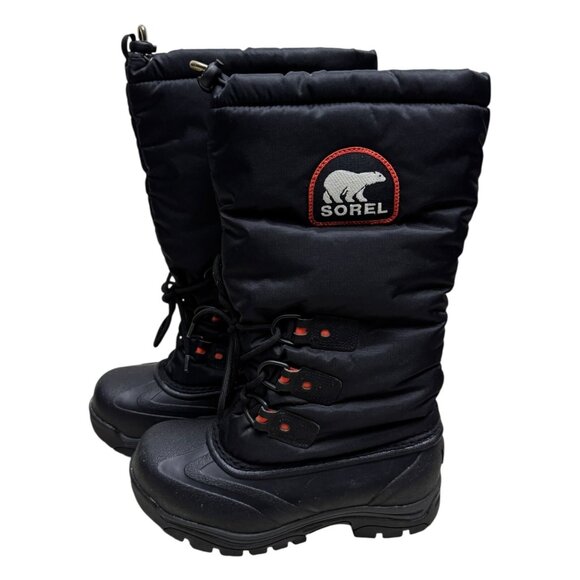 SOREL Waterproof LINED Winter Vintage Snow Rain Boots Womens 7 US - Picture 1 of 8